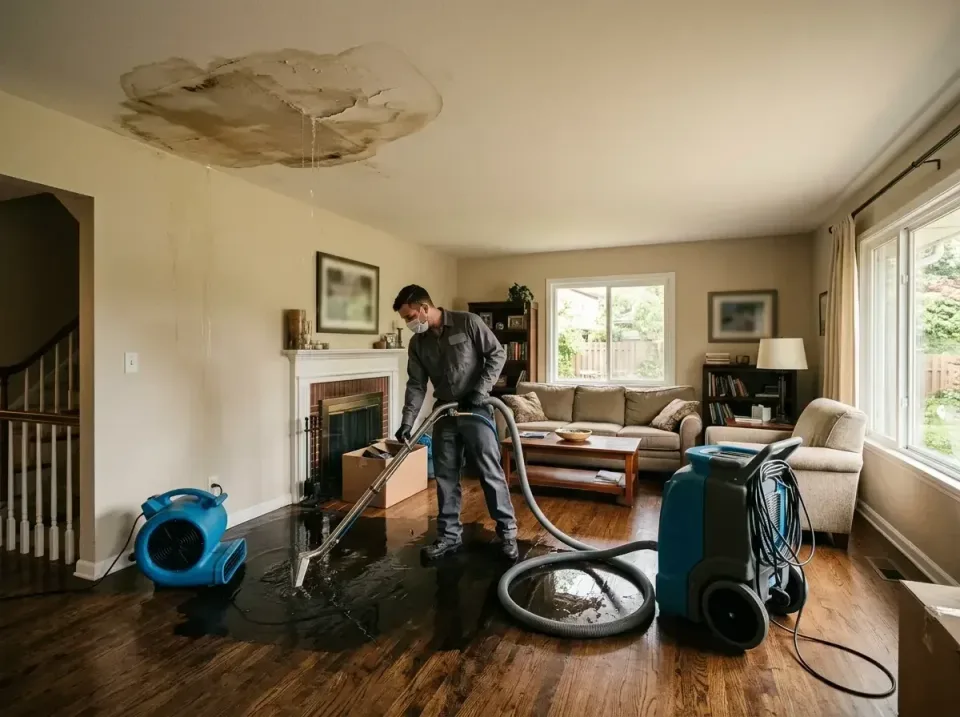 attic-pipe-burst-ceiling-drip-008 — frequently asked questions, Water Damage Restoration & Carpet Care in Jacksboro, TN
